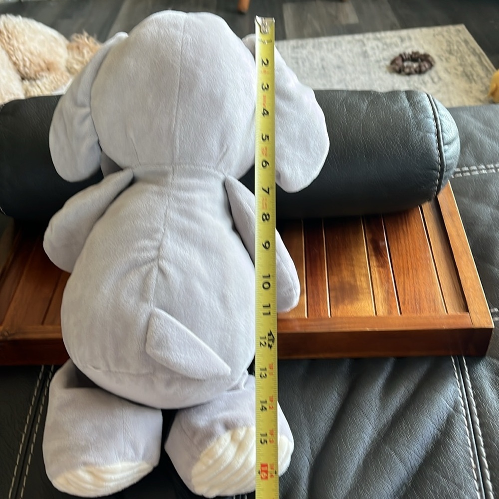 Elephant Plush Rattle​ - Picture 3 of 3